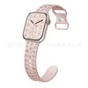 Adecuado para correa de Apple Watch hebilla de mariposa con letra cóncava correa de silicona UltraS8watch76 generación Universal