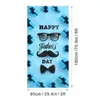 Cubierta de Puerta para el Día del Padre Transfronteriza Fiesta Festiva Tela Colgante de Puerta para Interiores y Exteriores Banner Vertical Bandera Banner de Puerta con Foto Personalizada