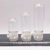 Botella de Esencia de 1.5ml Botella Pequeña con Bulbo Botella Redonda de Fondo de 3ml Botella de Vidrio Transparente de 5ml Botellas Cosméticas