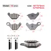 Pastillas de Freno para Motocicleta Zapatas para Vehículos Eléctricos Pastillas de Fricción para Bicicleta Accesorios para Locomotoras Pastillas de Freno Pastillas de Freno de Disco para Ciclomotor