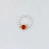 Joyería de Calcedonia Roja Natural Collar Degradado de Perlas Shijia Pulsera de Lujo Ligero con Micro-incrustaciones Rojas Chinas Accesorios de Alta Gama