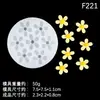 Varios Moldes de Silicona con Forma de Flor, Incluyendo Girasoles y Flores de Cinco Pétalos, para Chocolate, Pasteles de Fondant y Decoraciones de Postres