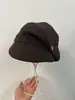 Estilo Coreano Personalidade Enrugada Temperamento Boina Feminina Outono Inicial Simples Versátil Boné Bico de Pato Férias Proteção Solar Boné de Equitação Tendência
