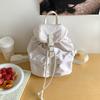 Mochila Ligera Estilo Coreano 2025 para Viajes Diarios Mochila Pequeña para Mujer Moda Casual Mochila de Nailon con Cierre de Cordón