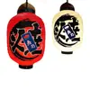 Linterna japonesa de PVC para exteriores, impermeable, con protección solar, larga, estilo samurái Hefeng, color rojo, para decoración de sushi.