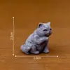 Paisagem em miniatura, decorações criativas e fofas de gatinhos, acessórios DIY, itens de saco surpresa, enfeites em miniatura para mesa e carro