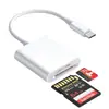 Leitor de Cartão Multi-Função Otg para Celular Tipo-C Cartão de Memória Sd Tf Usb3.0 Câmera Adequado para Apple e Huawei