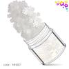Lantejoulas Flor de Ameixa Fluorescentes 12 Cores Misturadas Conjunto de Lantejoulas para Nail Art Lantejoulas Foscas para Nail Art Acessórios de Unha Adesivos para Unhas