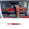 Adequado para BMW 98-03 Série 5 E39 Modificador de Interior em Fibra de Carbono Painel de Aquecimento de Assento Adesivo Decorativo