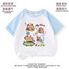 Camiseta de Manga Corta Kapibala para Niños Verano 2025 Nuevo Estilo Tops de Media Manga para Niñas Ropa de Verano para Niños de Algodón 9