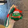 Chaveiro de couro do Papai Noel mais vendido internacionalmente, design fofo de desenho animado, pingente de bolsa requintado, decoração de Natal