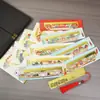 Personalização de Marcador de Página Transparente Vazado, Processamento de Marcador de Página de Latão Metálico, Régua de Papelaria de Escola Famosa Gravação de Logo Lembrança