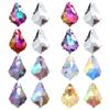 Nuevos pendientes de hoja de arce de cristal de imitación Shijia recomendados, colgantes de cristal, accesorios de joyería para bricolaje, cuentas de cristal sueltas al por mayor