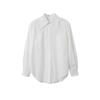 [Oufan] [Queso de Sal Marina] Camisa de Color Sólido con Solapa para Mujer, Nuevo Estilo de Primavera Holgada Casual Superior 1204