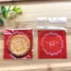 Bolsa de embalaje para hornear galletas caramelo crujiente de copo de nieve bolsa pequeña para regalo jabón artesanal transparente bolsa autoadhesiva 7*7