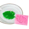 Ferramentas de cozimento DIY folhas folha de tartaruga fruta bolo de açúcar chocolate silicone molde decoração bolo molde