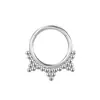 Nuevo Anillo para Nariz de Bola Pequeña Soldada Múltiple Bola Dorada Electrochapada Material de Acero Inoxidable Pendientes Unisex Joyería para Nariz Anillo para Nariz