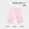 Pantalones de Seguridad Extensibles 2 en 1 para Niñas, Ropa Interior Anti-Exposición, No Aprietan, Leggings Delgados de Verano para Bebés