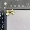 Pronta Entrega Fita de Lã Tricotada à Mão 1.5cm Laço Material Poliéster Grampo de Cabelo Multifuncional Broche Roupas Caixa de Presente DIY