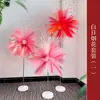 Conjunto de Decoração de Quarto de Casamento com Fogos de Artifício Simulados, Palavras Felizes, Decoração de Guia de Corredor de Casamento, Sala de Estar de Casa Nova, Adereços de Atmosfera para Fundo de Noivado