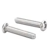 Parafusos Cabeça Panela Gb818 Processamento Personalizado M3-M6 Parafusos Cabeça Redonda Phillips Aço Inoxidável 304 Personalização