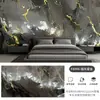 Papel de Parede Autoadesivo Padrão Mármore Verde Dourado Granito Resistente a Altas Temperaturas Impermeável À Prova de Fogo Adesivo à Prova de Óleo para Fogão Cozinha