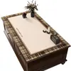 Tapete de Mesa de Centro Retrô Impermeável, à Prova de Óleo, Não Lavável, Anti-Escaldamento Tapete de Mesa de Jantar 2026 Novo Estilo Pvc Tapete Retangular para Proteção de Tampo de Mesa
