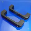 Manija de Nylon Reforzado Manija de Tirón de Plástico Perfil de Aluminio L120/L130 Manija Redonda de Arco para Puerta y Ventana