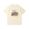 Camiseta de Moda Casual de Manga Corta para Hombre, Diseño Versátil de Moda, Camiseta de Algodón Puro Holgada para Pareja para Verano