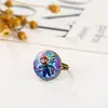 Anillos del Mundial 2026 Estados Unidos, Canadá y México Anillos de Moda Transfronterizos Europeos y Americanos Anillos para Dedos Joyería de Bronce Antiguo Plateado Venta al por Mayor
