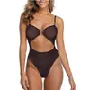 Venta al por mayor de fábrica nuevo sexy body de una pieza sin hombros perspectiva bikini ropa interior sexy traje para damas