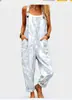 Producción transfronteriza independiente de monos de una pieza para mujer con estampado 3D, pantalones casuales de moda para mujer