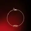 Pulseira Vintage Kirin Cabaça Cinco Flores com Joias de Ágata Vermelha Natural, Madrepérola Branca Incrustada com Diamantes, Estilo de Luxo Leve de Nicho