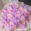 Flores artificiais de cores mistas pacote de material DIY flores falsas presilhas coroas de flores acessórios Hanfu cabeças de flores flores para uso em casamentos toque de alta qualidade