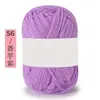 Hilo de Algodón Coreano de Leche de 4 Hebras, Lana Media, Bola de Hilo de Grosor Medio para Muñecas Hechas a Mano, Hilo para Crochet, Bola de Hilo Tejida a Mano
