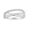 Anel de Joia em Prata de Lei S925 Nicho de Joias de Alto Padrão Transfronteiriças Anel com Fileira de Zircônia Feminino Design de Anel de Prata