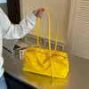 Bolsa Tote Larga de Lona Minimalista para Mujer, Casual y sin Esfuerzo, Gran Capacidad, Bolso de Hombro, Bolso de Mano para Viaje Diario