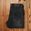 Jeans de Hombre 2025 Nuevo Otoño e Invierno Estilo Grueso Gama Alta Lavados Suaves Cómodos Versátiles Auténticos Corte Recto Delgado