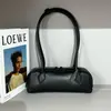 Francês Niche Salsicha Bolsa Vintage Axila Baguete Bolsa Couro Genuíno Bolsa Feminina Casual Deslocamento All-match Bolsa de Ombro