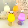 Adornos de escritorio minimalistas modernos, lámpara de escritorio LED de ambiente, iluminación de noche para dormitorio, luz de noche, pegamento crema, regalos decorativos DIY