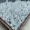 Cuentas de calabaza de jade de oro blanco hielo alto, cuentas sueltas hechas a mano, ágata tallada, cuentas de loto, bricolaje, cuentas de loto blanco, cuentas sueltas