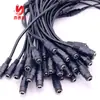 Cable de alimentación uno a dos de 12V DC5521 monitoreo de seguridad derivador de alimentación uno a dos LED1 cableado bidireccional