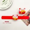 Anel de Pressão Dança do Leão Vermelho de Ano Novo Decoração de Pulso Infantil Pequeno Presente de Ano Novo Pulseira de Pelúcia para Volta às Aulas