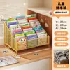 Estante de livros ilustrados para crianças, estante de mesa multicamadas, suporte de chão para armazenamento de livros para casa, bebê e jardim de infância, um item essencial para organizar livros
