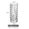Jarrón de Cristal Grueso Transparente para Decoración Hidropónica Bambú Rico Lirio Estilo Europeo Sala de Estar Arreglo Floral Creativo Lirio