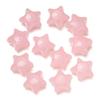 Cuentas perforadas de dos colores con forma de estrella de cinco puntas en forma de gelatina acrílica, para hacer pulseras, collares y accesorios con cuentas.