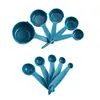 Juego de Cucharas Medidoras Listas, Juego de 10 Piezas de Cucharas Medidoras para Granos de Café y Leche en Polvo, Cuchara Medidora para Harina y Condimentos, Juego de Cucharas Medidoras Coloridas