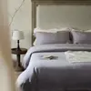 Conjunto de quatro peças em Tencel Lenzing tingido em tie-dye de cor sólida, estilo wabi-sabi de verão, seda gelada fosca lavada com areia, fresco ao toque, adequado para dormir sem roupa, capa de edredom e lençol de cama