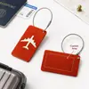 Etiqueta de Equipaje de Aluminio Personalizable para Bolsa de Viaje o Maleta, Etiqueta de Identificación con Cierre de Tornillo Seguro, Bucle de Cable de Acero y Tarjeta de Dirección de Contacto