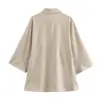 Estilo Europeo Transfronterizo Z 2026 Nueva Moda Elegante Ropa para Mujer al por Mayor Camisa Casual de Manga Ancha Pantalones de Pierna Ancha 4387076